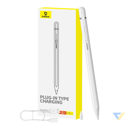 Active stylus Baseus Smooth Writing Series with wireless charging lightning (White) Tablet styluses