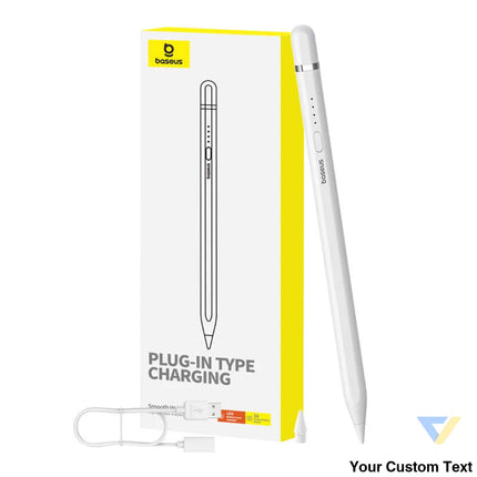 Active stylus Baseus Smooth Writing Series with wireless charging lightning (White) Tablet styluses
