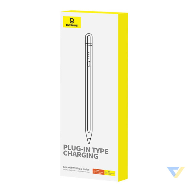Active stylus Baseus Smooth Writing Series with wireless charging USB C (White) Tablet styluses