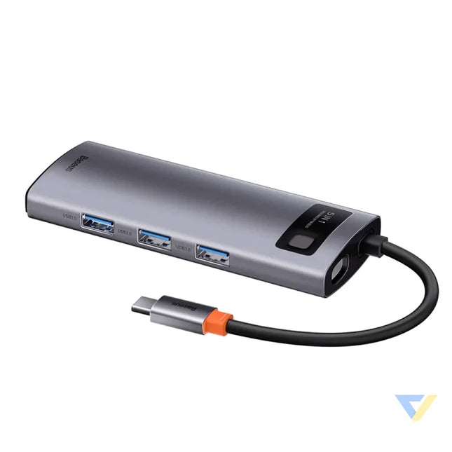 Adapter 5in1 Baseus Hub USB C to 3x USB 3.0 + HDMI + USB C PD Hubs