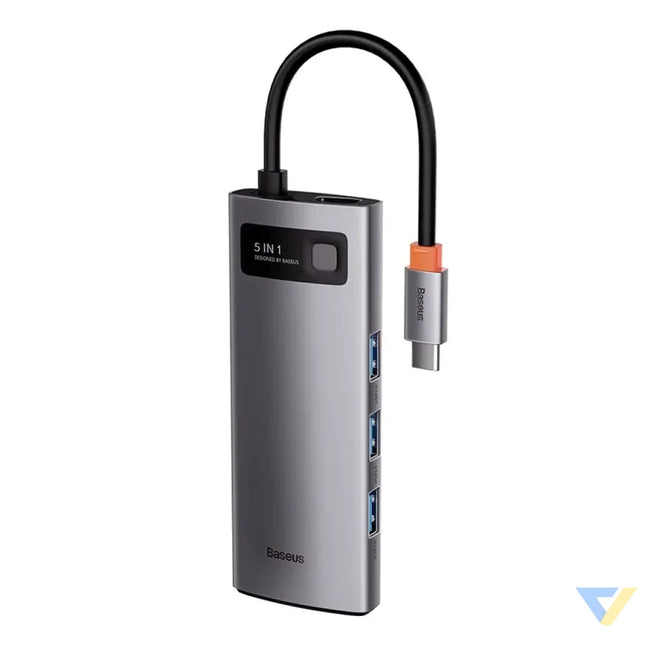 Adapter 5in1 Baseus Hub USB C to 3x USB 3.0 + HDMI + USB C PD Hubs