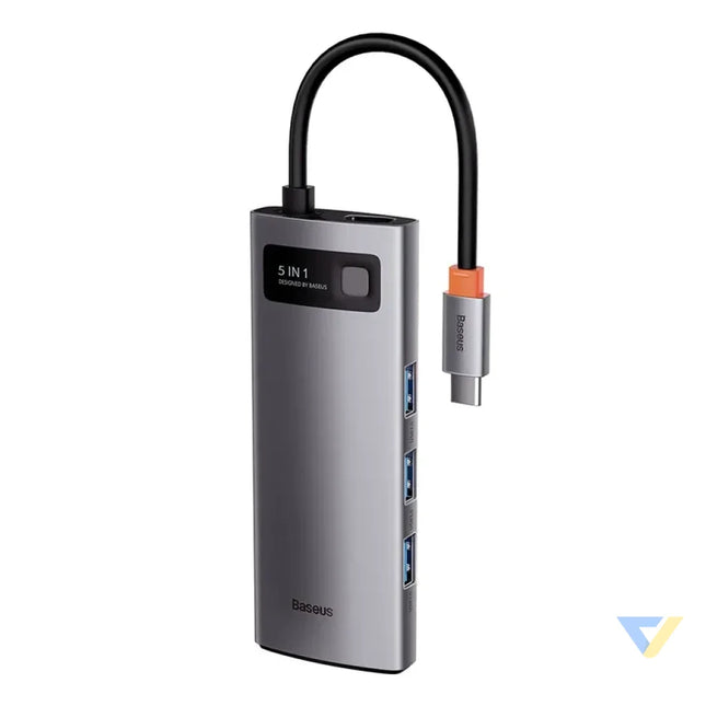 Adapter 5in1 Baseus Hub USB C to 3x USB 3.0 + HDMI + USB C PD Hubs