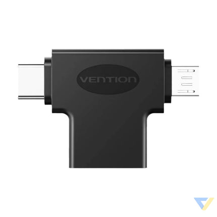 Adapter OTG USB 3.0 to USB C and Micro USB Vention CDIB0 Adapters connectors and converters