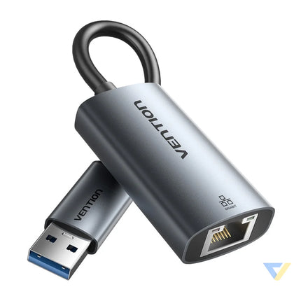Adapter Vention USB A + USB C do Gigabit Ethernet 0.15m Adapters connectors and converters