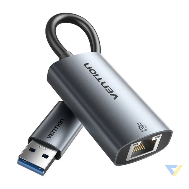 Adapter Vention USB A + USB C do Gigabit Ethernet 0.15m Adapters connectors and converters