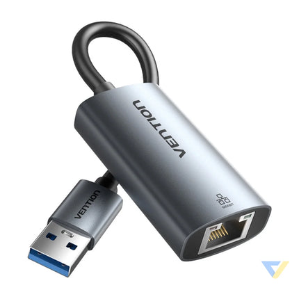 Adapter Vention USB A do Gigabit Ethernet 0.15m Adapters connectors and converters