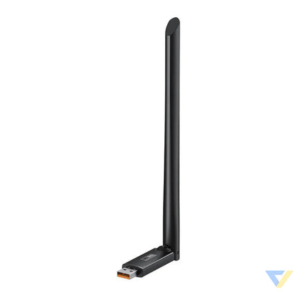 Adapter WiFi with antenna Baseus FastJoy 650Mbps (czarny) Adapters connectors and converters