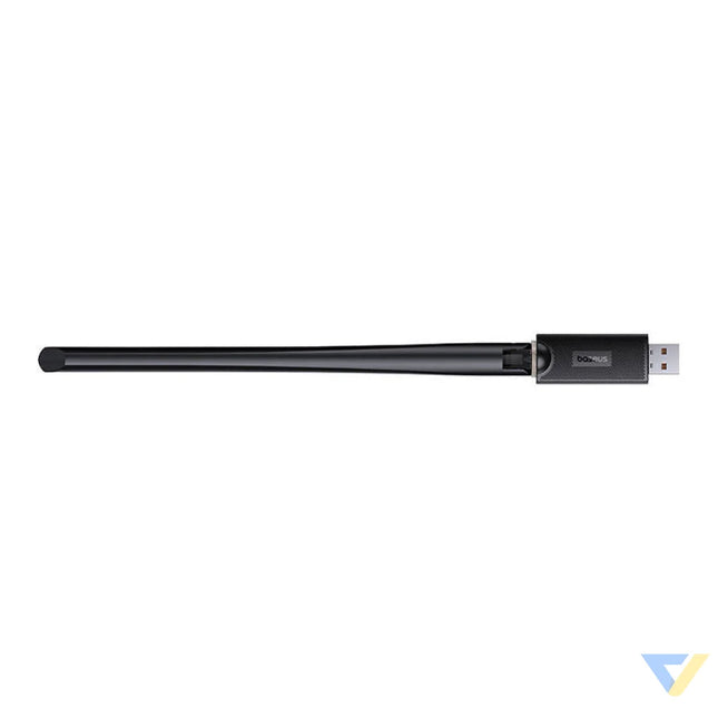 Adapter WiFi with antenna Baseus FastJoy 650Mbps (czarny) Adapters connectors and converters