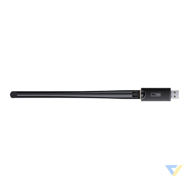 Adapter WiFi with antenna Baseus FastJoy 650Mbps (czarny) Adapters connectors and converters
