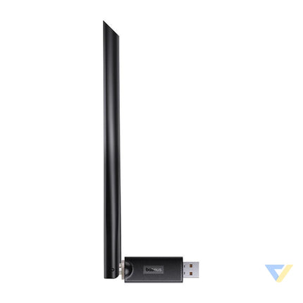 Adapter WiFi with antenna Baseus FastJoy 650Mbps (czarny) Adapters connectors and converters