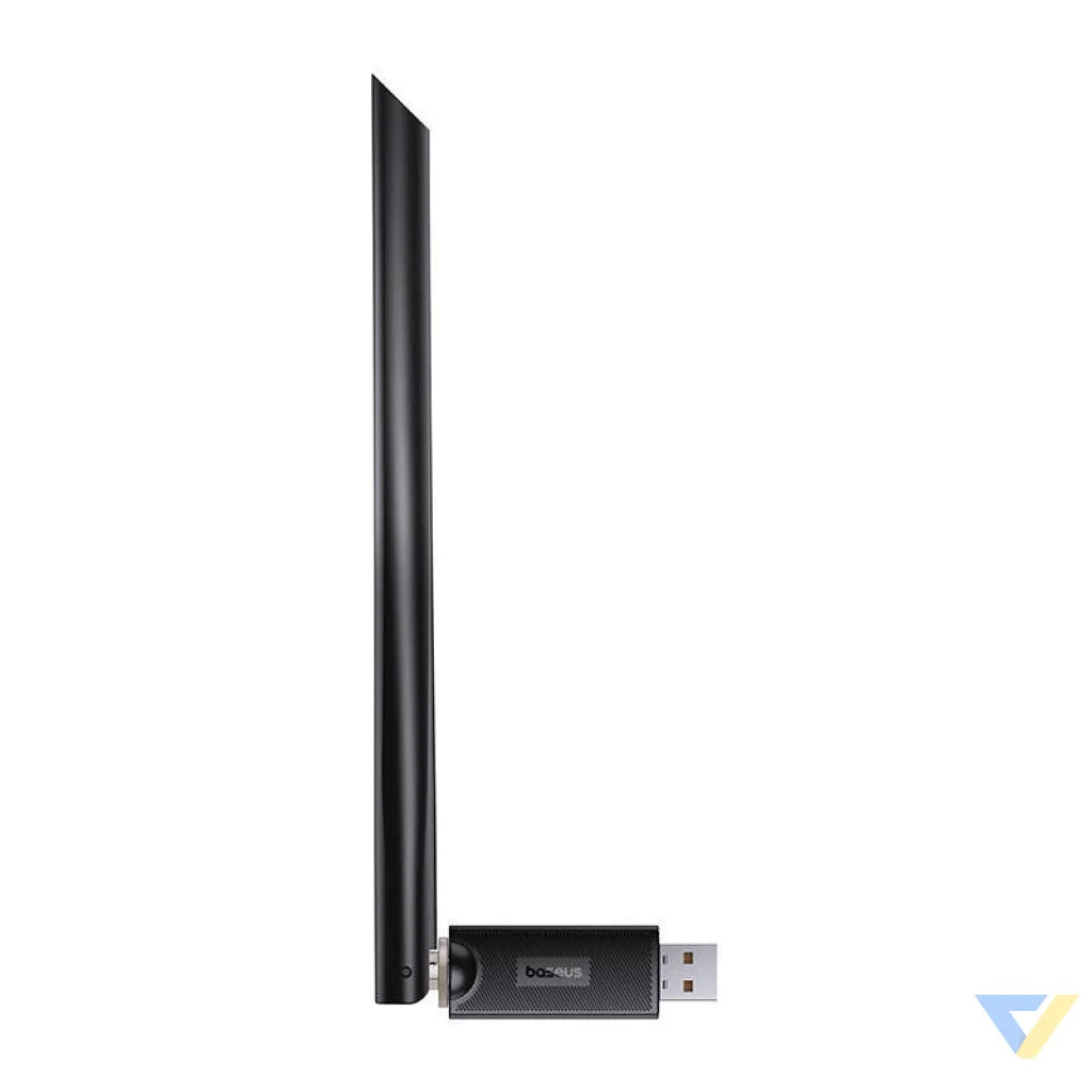 Adapter WiFi with antenna Baseus FastJoy 650Mbps (czarny) Adapters connectors and converters