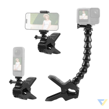 Adjustable mount for sporotome cameras Puluz with clamp Booms and selfie sticks