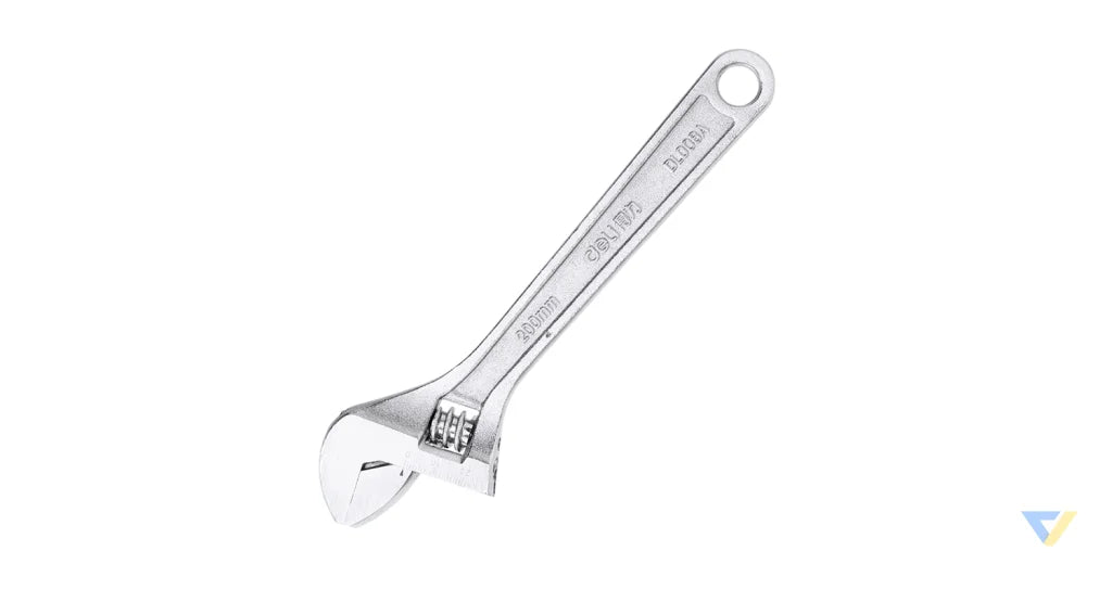 Adjustable Spanner 8’’ Deli Tools EDL008A (silver) Wrenches