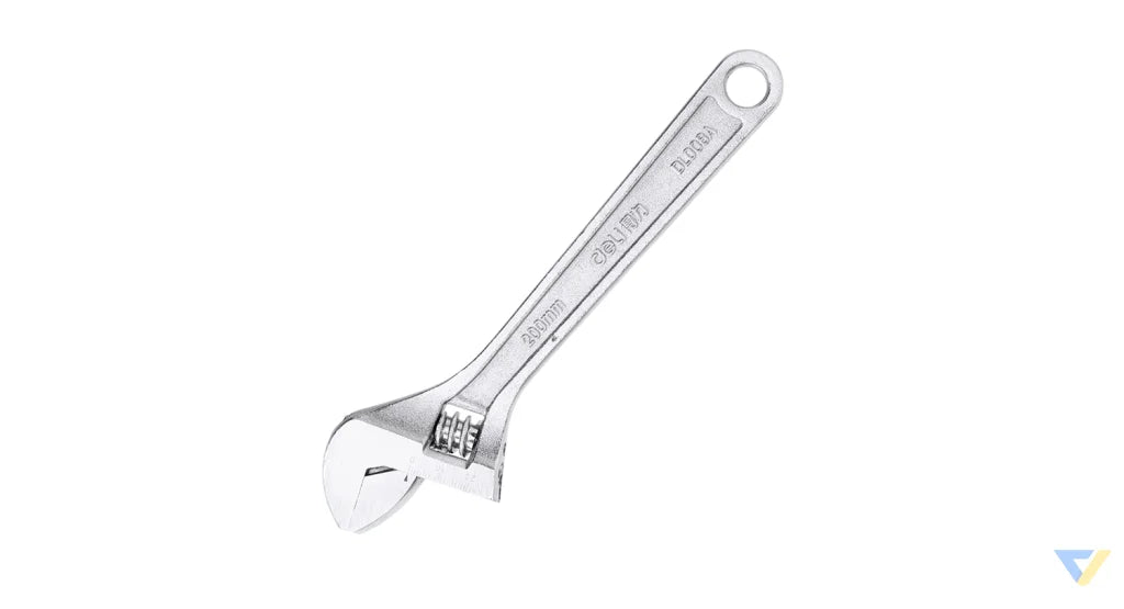 Adjustable Spanner 8’’ Deli Tools EDL008A (silver) Wrenches