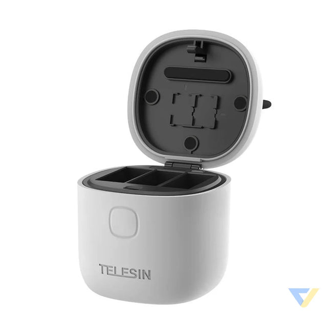 Allin box Telesin waterproof three channel charger + 2 batteries for GoPro Hero 12 / Hero 11 / Hero 10 / Hero 9 (GP BTR