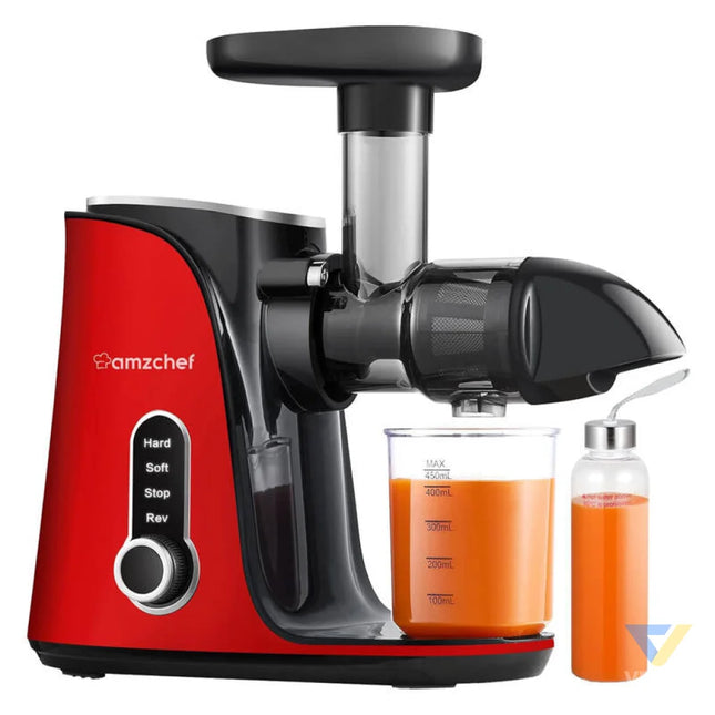 AMZCHEF GM3001 RD slow speed juicer (red) Other