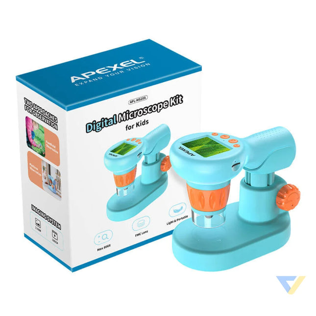 APEXEL APL MS201 digital microscope for children Educational and interactive