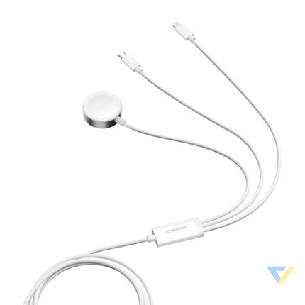 Apple Watch Magnetic Charger Joyroom S IW008 Lightning + USB C 5V 1.2m (White) Wireless chargers