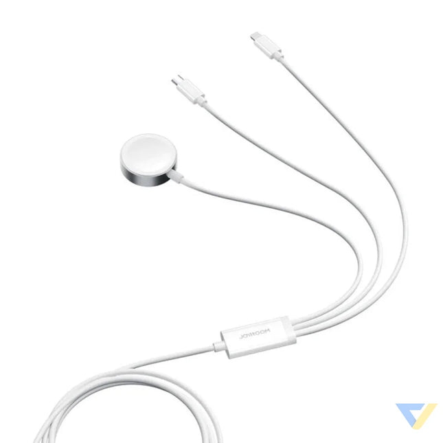 Apple Watch Magnetic Charger Joyroom S IW008 Lightning + USB C 5V 1.2m (White) Wireless chargers