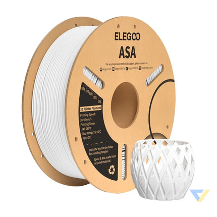 ASA ELEGOO Filament (White) Filaments
