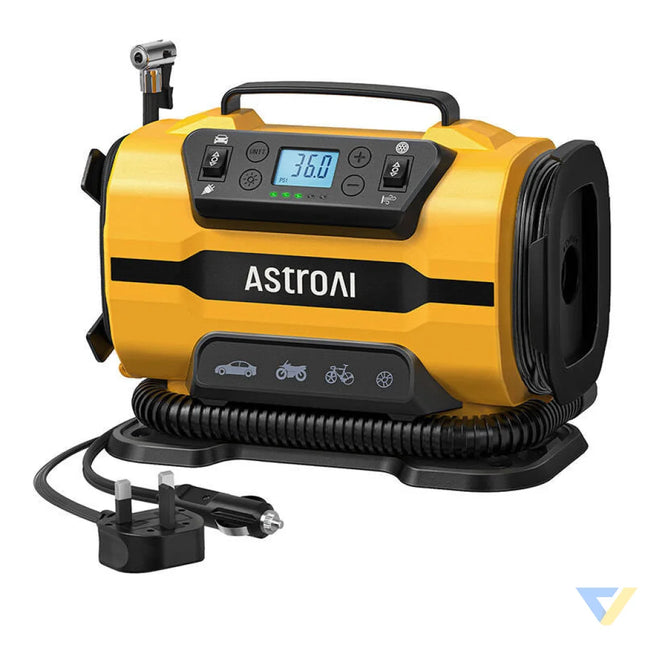 AstroAI ATJ 8366 150 PSI 12V DC/110V AC Portable Wheel Compressor Mini compressors