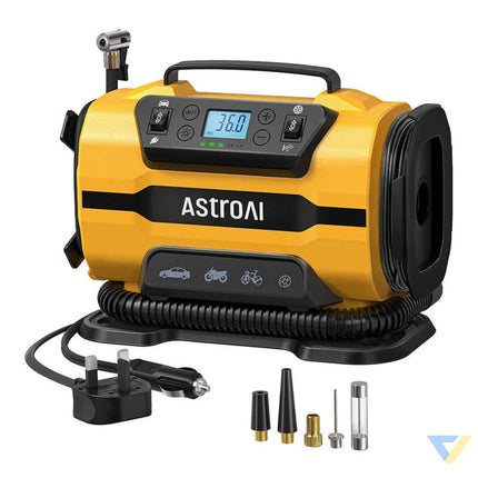 AstroAI ATJ 8366 150 PSI 12V DC/110V AC Portable Wheel Compressor Mini compressors