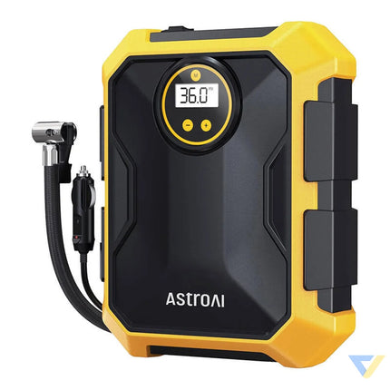 AstroAI CZK 3674 12V DC 100PSI Air Compressor (Yellow) Mini compressors