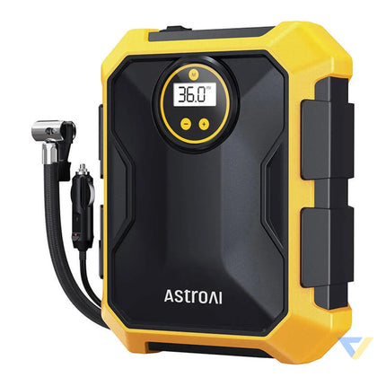 AstroAI CZK 3674 12V DC 100PSI Air Compressor (Yellow) Mini compressors