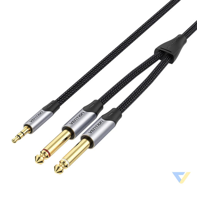 Audio cable mini jack 3.5mm to 2x jack 6.35mm male Vention BARHL 10m Audio cables