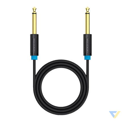 Audio Cable TS 6.35mm Vention BAABJ 5m (black) Audio cables