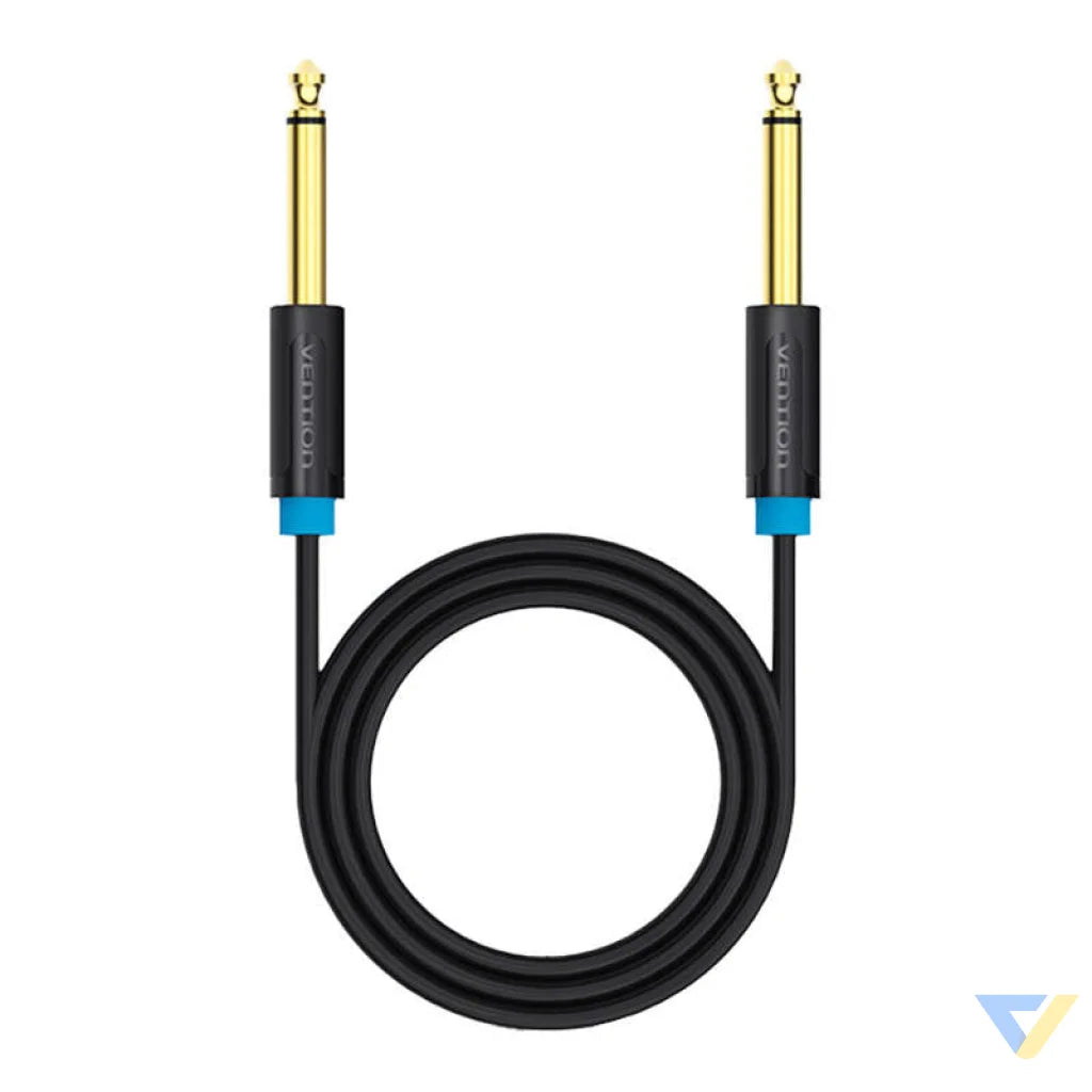 Audio Cable TS 6.35mm Vention BAABJ 5m (black) Audio cables