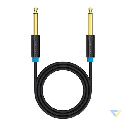 Audio Cable TS 6.35mm Vention BAABJ 5m (black) Audio cables