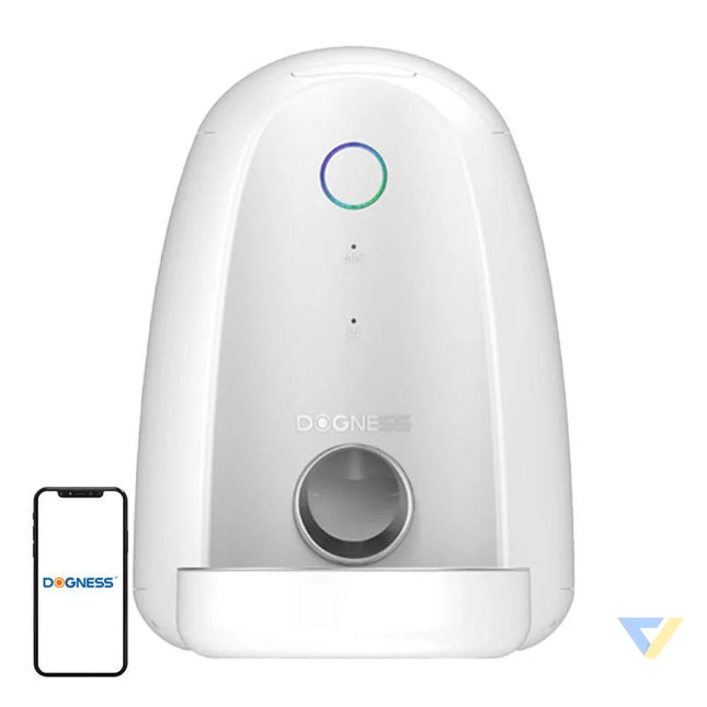 Automatic Pet Feeder with metal bowl WIFI mini Dogness (white) Bowls