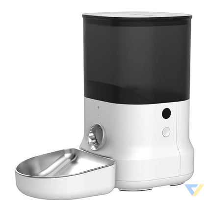 Automatic Pet Feeder with plastic bowl Dogness (white) Bowls