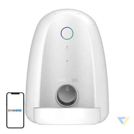 Automatic Pet Feeder with plastic bowl WIFI mini Dogness (white) Bowls