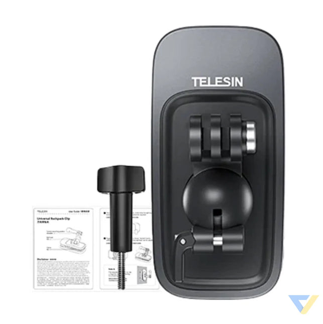 Backpack clip mount Telesin for sports cameras (GP JFM 009) Booms and selfie sticks