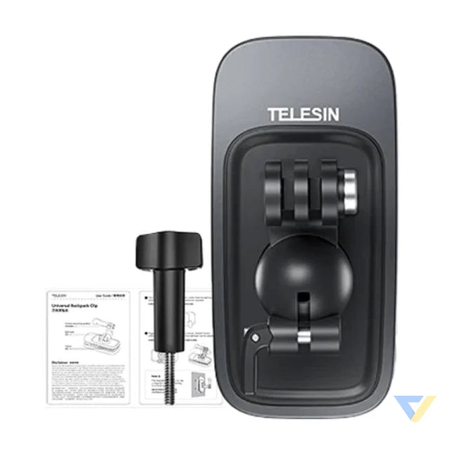 Backpack clip mount Telesin for sports cameras (GP JFM 009) Booms and selfie sticks