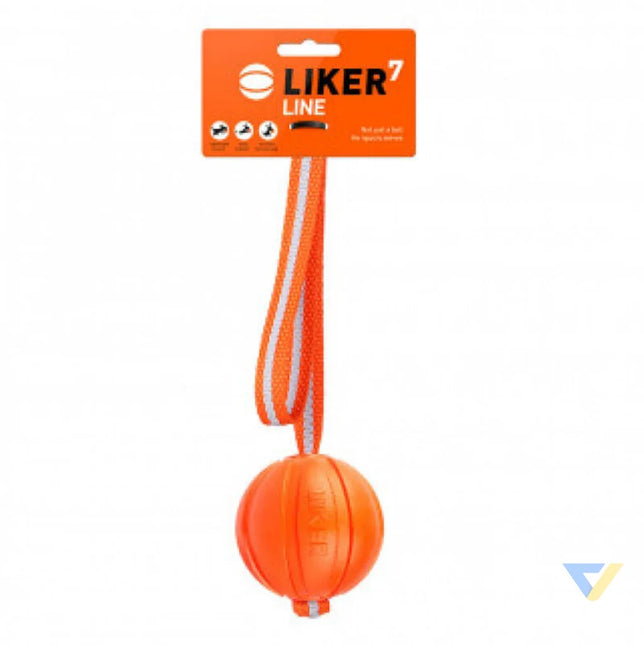Ball on a rope for puppies and small dogs Liker Line 7 Waudog Toys