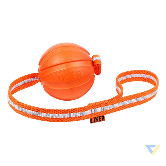 Ball on a rope for puppies and small dogs Liker Line 7 Waudog Toys