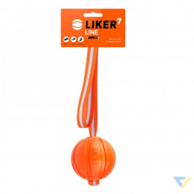 Ball on a rope for puppies and small dogs Liker Line 7 Waudog Toys