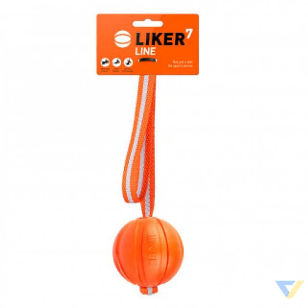 Ball on a rope for puppies and small dogs Liker Line 7 Waudog Toys