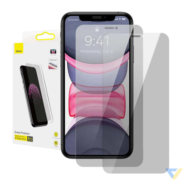 Baseus 0.3mm Screen Protector (2pcs pack) for iPhone X/XS/11 Pro 5.8inch For smartphones