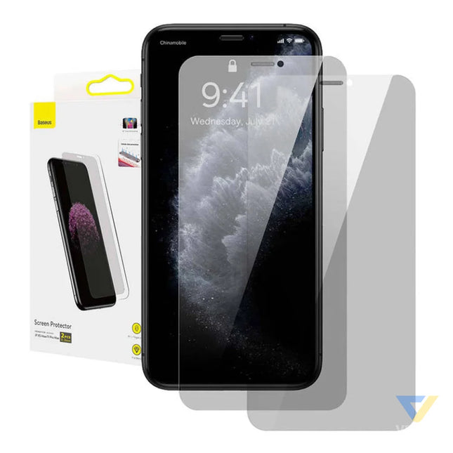 Baseus 0.3mm Screen Protector (2pcs pack) for iPhone XS Max/11 Pro Max 6.5inch For smartphones