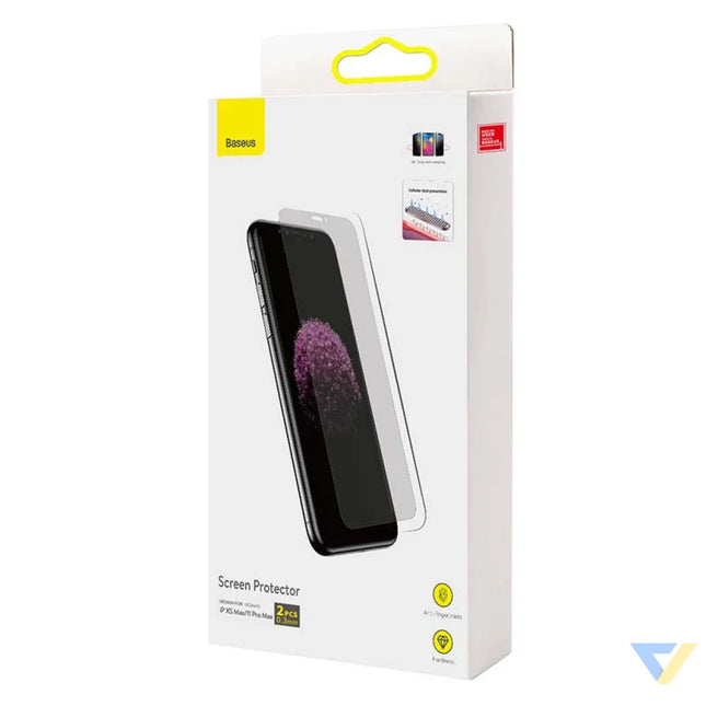Baseus 0.3mm Screen Protector (2pcs pack) for iPhone XS Max/11 Pro Max 6.5inch For smartphones