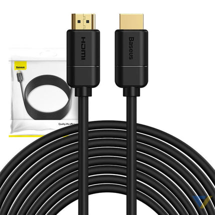 Baseus 2x HDMI 2.0 4K 30Hz Cable 3D HDR 18Gbps 8m (black) Video cables