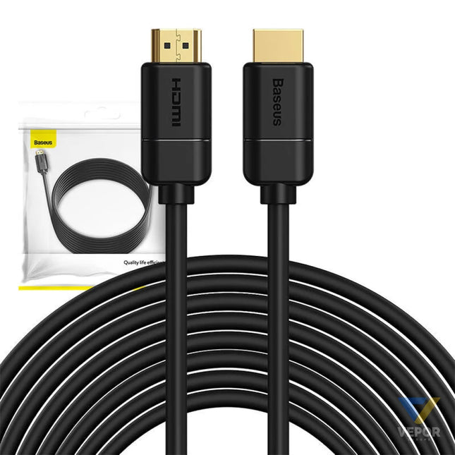 Baseus 2x HDMI 2.0 4K 30Hz Cable 3D HDR 18Gbps 8m (black) Video cables