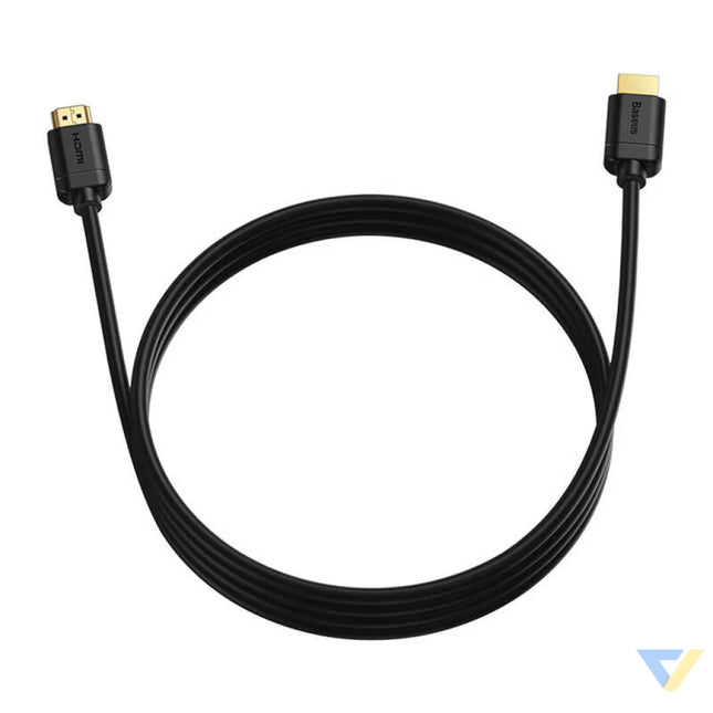 Baseus 2x HDMI 2.0 4K 60Hz Cable 3D HDR 18Gbps 1m (black) Video cables