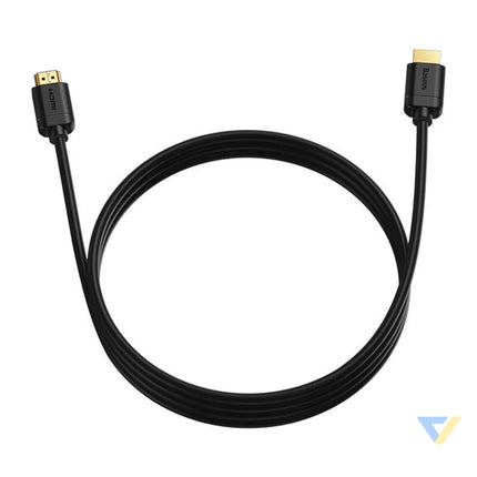 Baseus 2x HDMI 2.0 4K 60Hz Cable 3D HDR 18Gbps 1m (black) Video cables