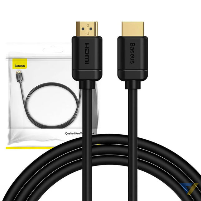 Baseus 2x HDMI 2.0 4K 60Hz Cable 3D HDR 18Gbps 2m (black) Video cables