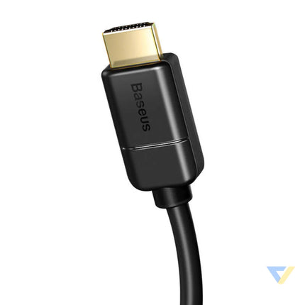 Baseus 2x HDMI 2.0 4K 60Hz Cable 3D HDR 18Gbps 5m (black) Video cables